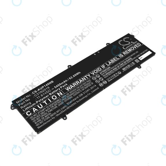 Battery for Asus VivoBook Pro 14, 14X, 15 OLED, 5400mAh, Li-Pol, 11.61V, C31N2019, HQ
