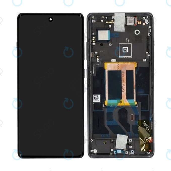OnePlus 12R - LCD Display + Touch Screen + Frame (Iron Grey) - 621029000157 Genuine Service Pack