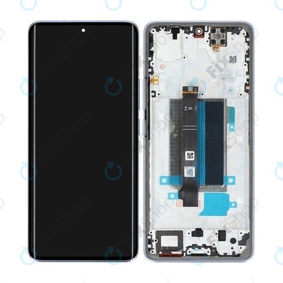 Xiaomi Redmi Note 13 Pro+ 23090RA98C - LCD Display + Touch Screen + Frame (Aurora Purple) - 560003N16U00 Genuine Service Pack