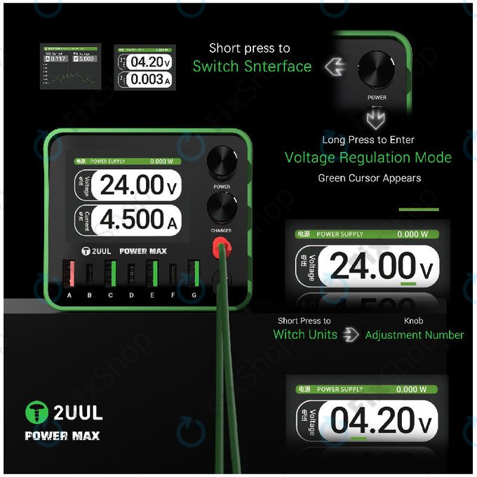 Charging Station, 200W Multi-Port, 2UUL PC01