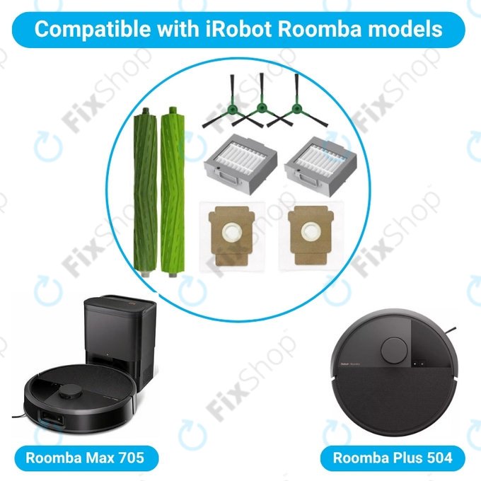 iRobot Roomba Max 705, Plus 504 - Complete set