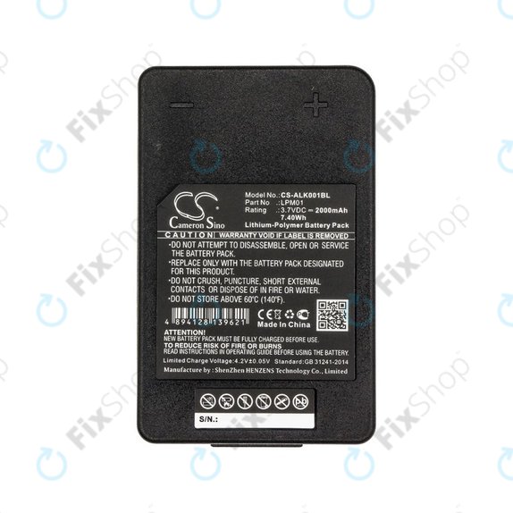Battery for Autec LK NEO, 2000mAh, Li-Pol, 3.7V, LPM01, HQ