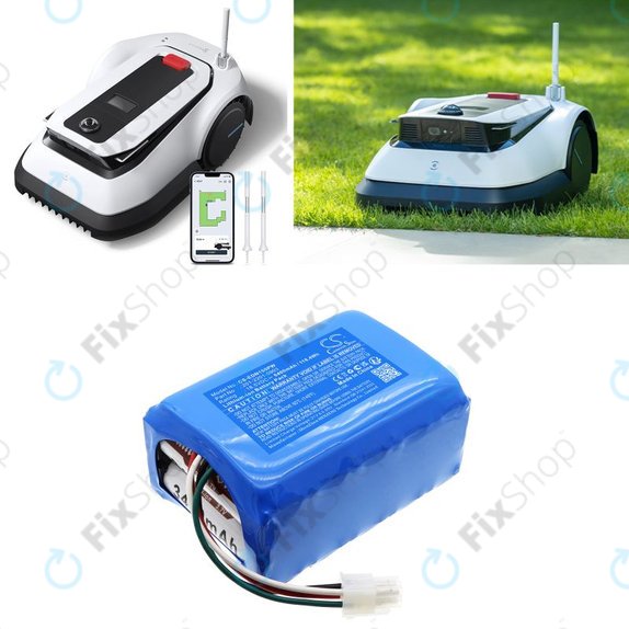 Battery for Ecovacs BAIZE, G1-800, GX-600, GOAT G1, 6400mAh, Li-Ion, 18.5V, 201-2201-0903, HQ
