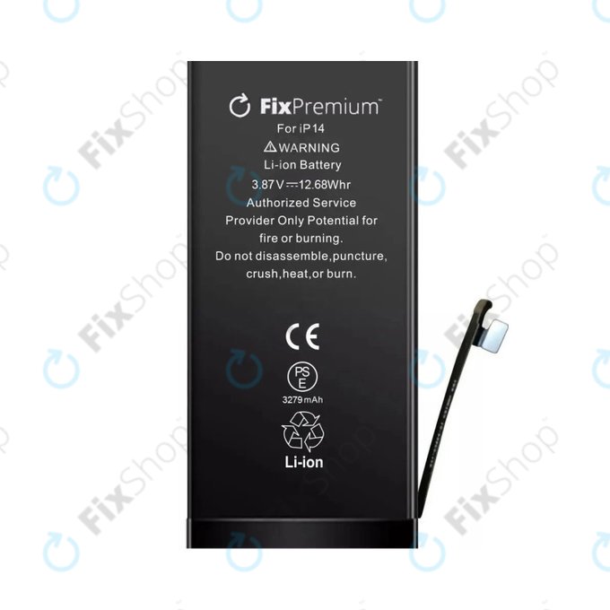 Battery for iPhone 14, 3279mAh, DIAGNOSTIC