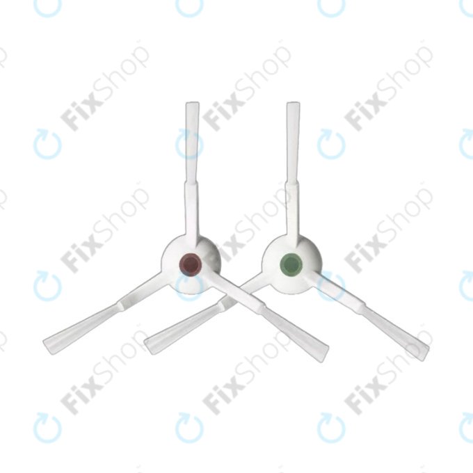 Replacement set for Ecovacs T20, T20 Max, T20 Pro (1x Main brush, 2x Filter, 2x Side brush - White)