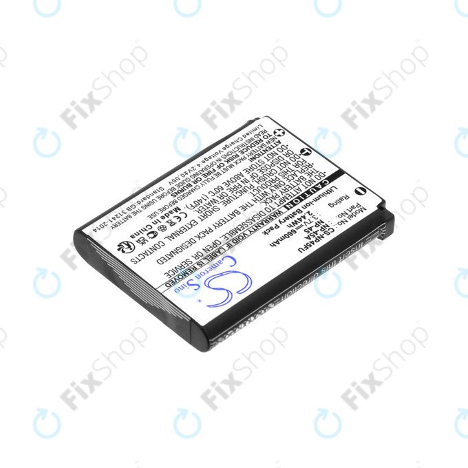 Battery for Leica, ALBA, Fujifilm, Avision, Praktica, Medion, 660mAh, Li-ion, 3.7V, NP-45, HQ
