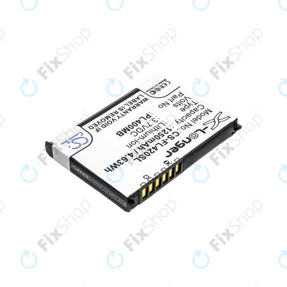 Battery for Fujitsu Siemens Loox N560, N520, N500, 420, 410, 1250mAh, Li-Ion, 3.7V, PL400MB, HQ