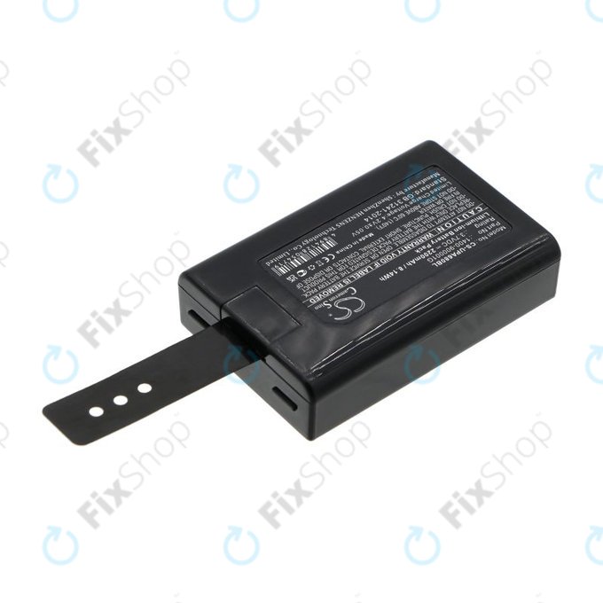 Battery for Unitech HT680, 2200mAh, Li-Ion, 3.7V, 1400-900005G, HQ