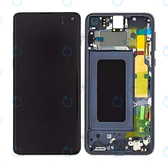 Samsung Galaxy S10e G970F - LCD Display + Touch Screen + Frame (Prism Black) OLED