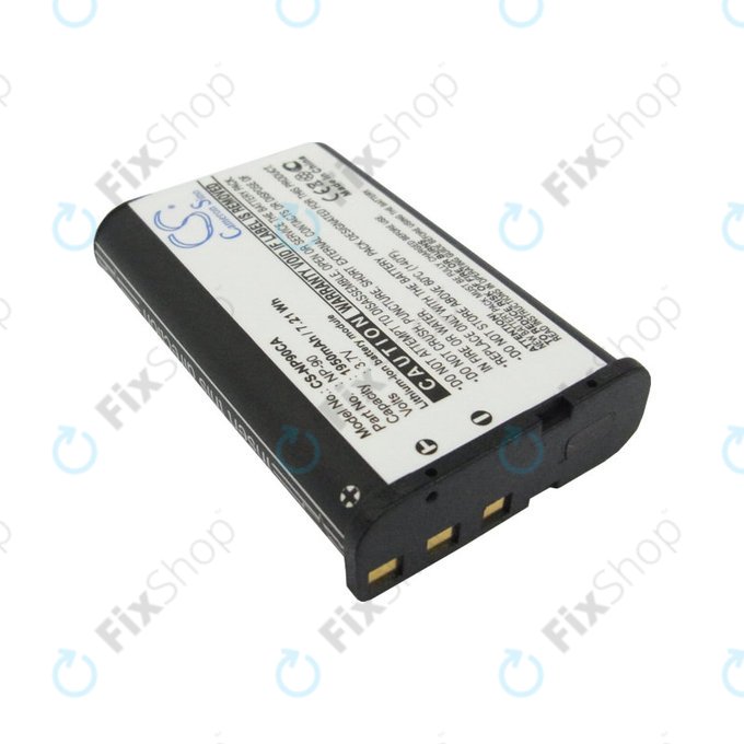 Battery for Casio Exilim EX-H10, EX-FH100, EX-H15, EX-Z2000, EX-H20G, 1950mAh, Li-Ion, 3.7V, NP-90, HQ