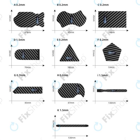 iFixes - Carbon Ultra-Thin Opening Tool E