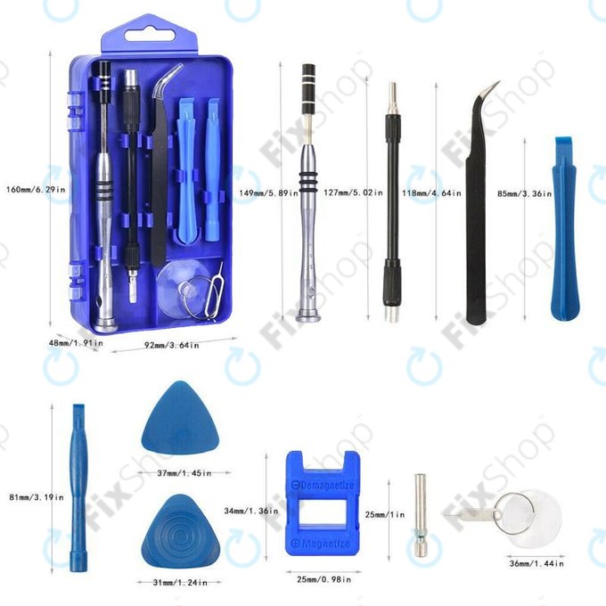 Kingsdun - Screwdriver & Bit Precision Set for Cell Phone, PC & Electronic Repair 115in1