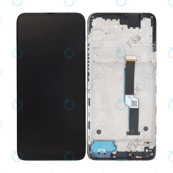 Motorola One Fusion Plus - LCD Display + Touch Screen + Frame (Black) TFT