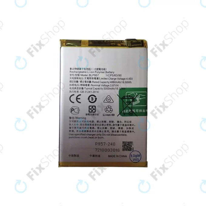 Realme 10 4G - Battery BLP957 5000mAh