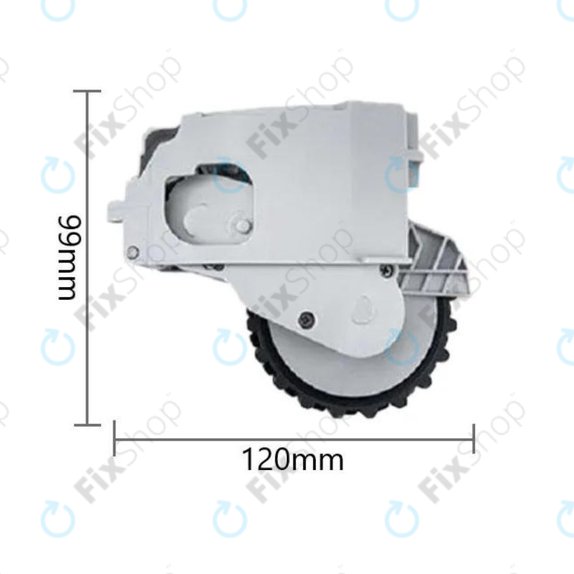 Xiaomi Dreame F9, Mi Robot Vacuum Mop (Mijia 1C), 2 Pro+ (Mijia 1T) - Wheel with Motor (Right) (White)