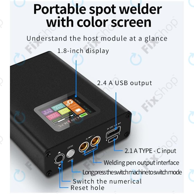 Docreate SW - Portable Spot Welding Machine with Digital Display (5000mAh)