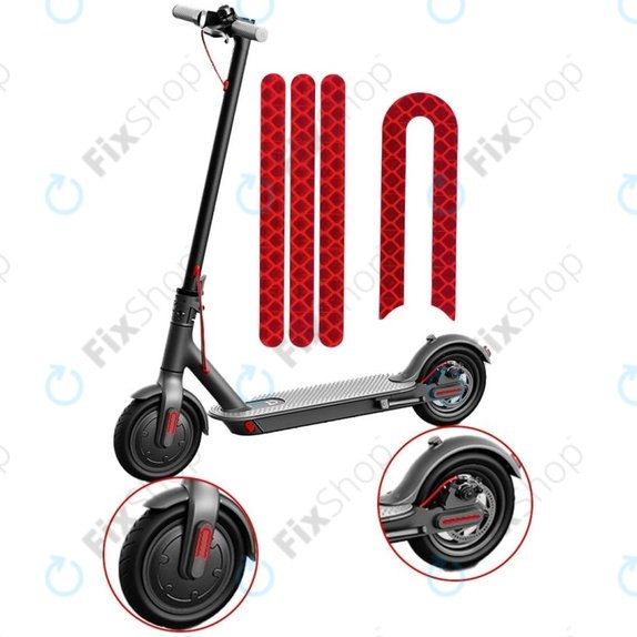 Xiaomi Mi Electric Scooter 1S, 2 M365, Essential, Pro, Pro 2 - Reflective Stickers (B)