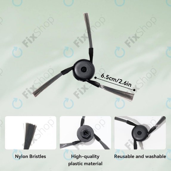 Side Brush, 2pcs for Xiaomi Dreame X50 Ultra, X40 Ultra, L40 Ultra, L40s Pro Ultra, Mova V50 Ultra, P60