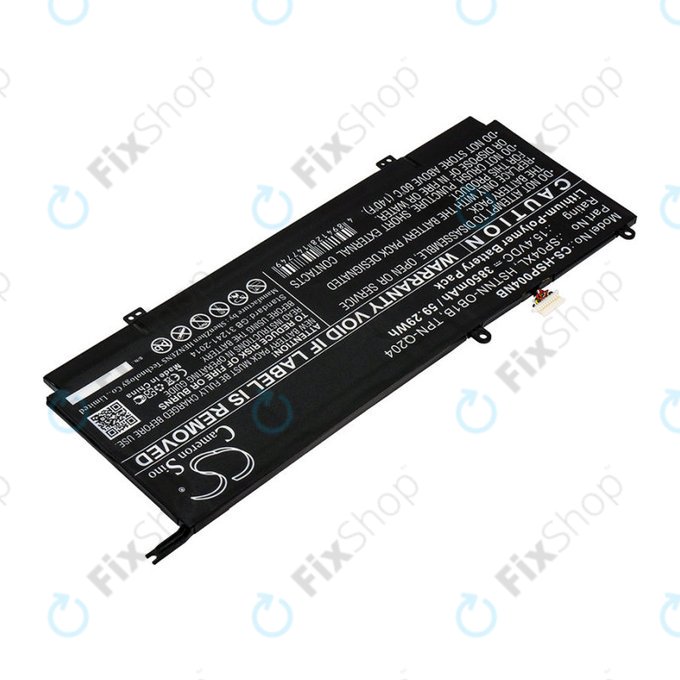 Battery for HP Spectre X360 13, 3850mAh, Li-Pol, 15.4V, HSTNN-OB1B, HQ