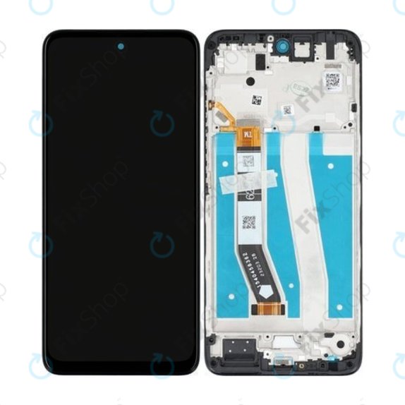 Motorola Moto G14 XT2341 - LCD Display + Touch Screen + Frame (Black) - 5D68C23075 Genuine Service Pack