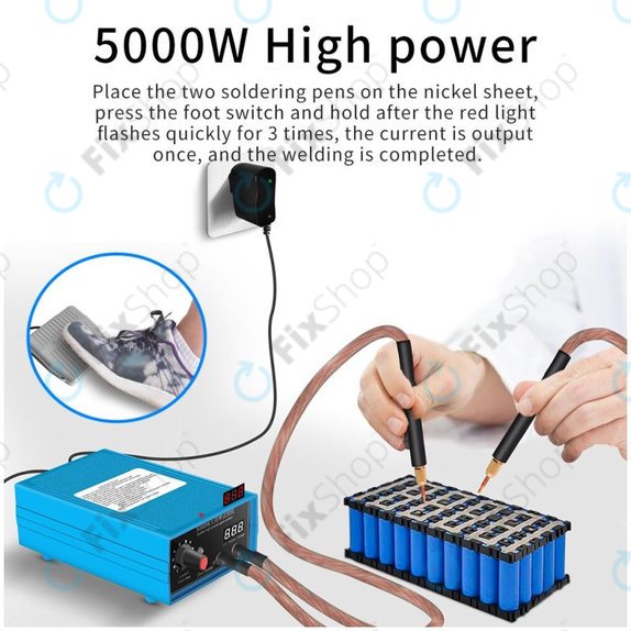 Docreate HPSW 5000W - Mini Spot Welding Machine DIY Kit (4000mAh)