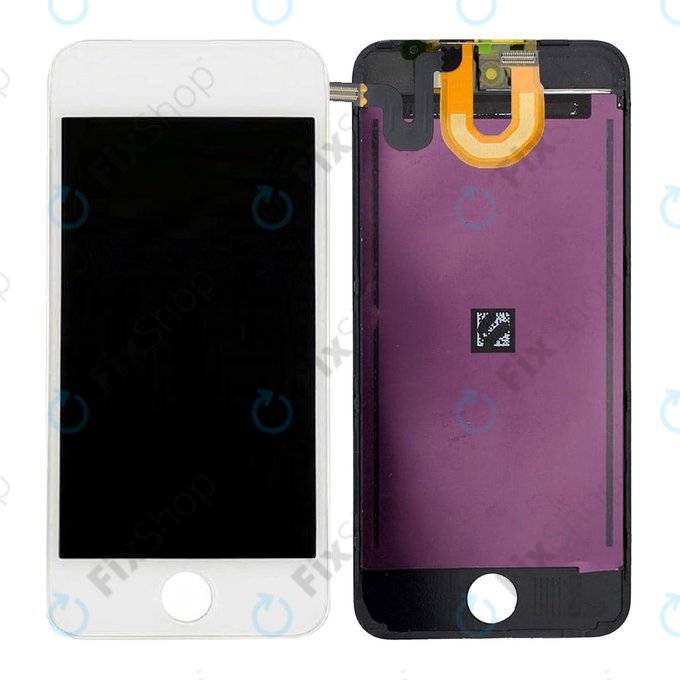 LCD Display for iPod Touch (5th Gen, 6th Gen, 7th Gen), White, Touch Screen with Frame