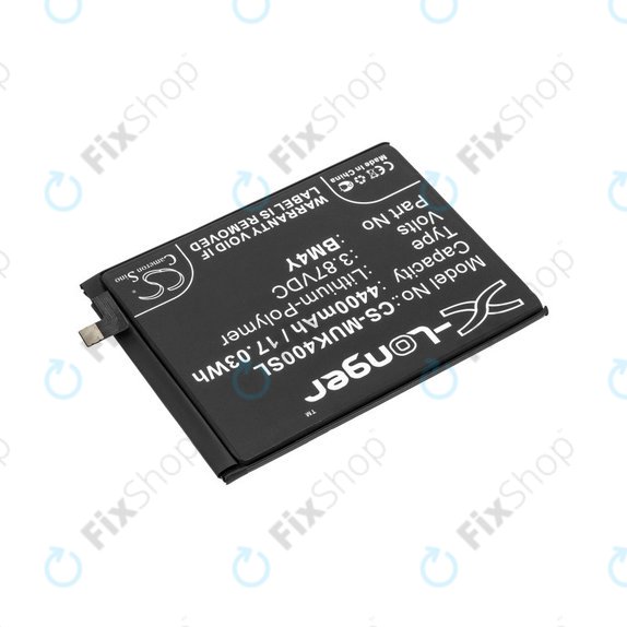 Battery for Xiaomi Mi 11i M2012K11G, 4400mAh, Li-Pol, 3.87 V, BM4Y, HQ