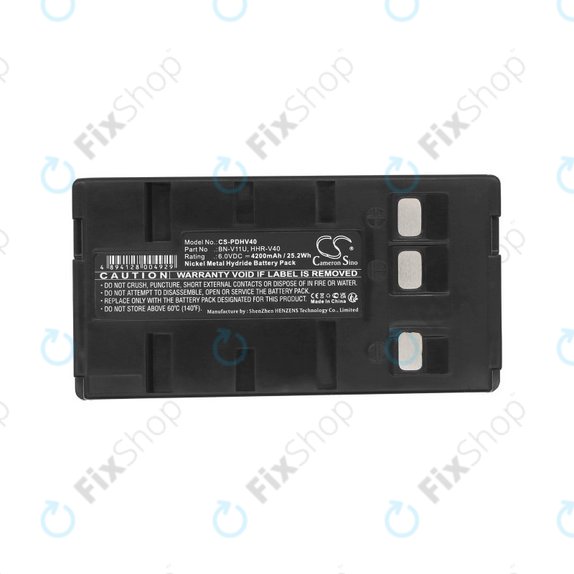 Battery for Blaupunkt, Grundig, JVC, Metz, Panasonic, Philips, Siemens, 4200mAh, Ni-MH, 6V, HHR-V40, HQ