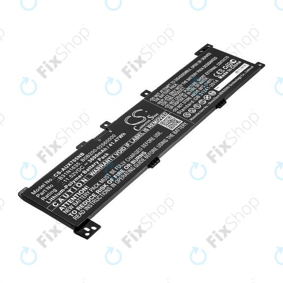Battery for Asus A705QA, Asus F705MA-Bx030t, 3600mAh, Li-Pol, 11.52V, B31N1635, HQ