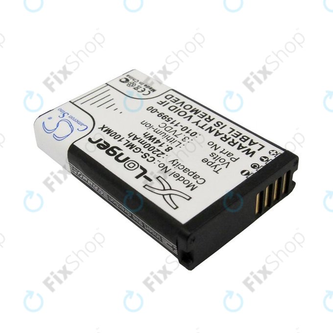 Battery for Garmin E1, E2, Garmin Virb Elite, 2200mAh, Li-Ion, 3.7V, 010-11599-00, HQ