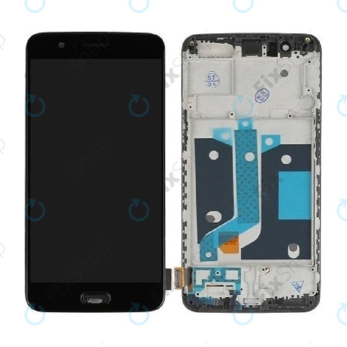 OnePlus 5 - LCD Display + Touch Screen + Frame (Black) TFT