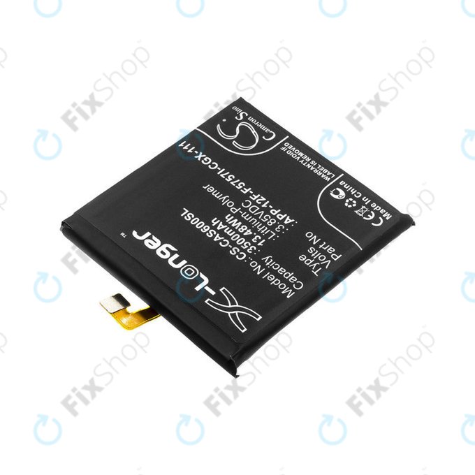 Battery for Caterpillar CAT S60, 3500mAh, Li-Pol, 3.85 V, APP-12F-F5757I-CGX-111, HQ