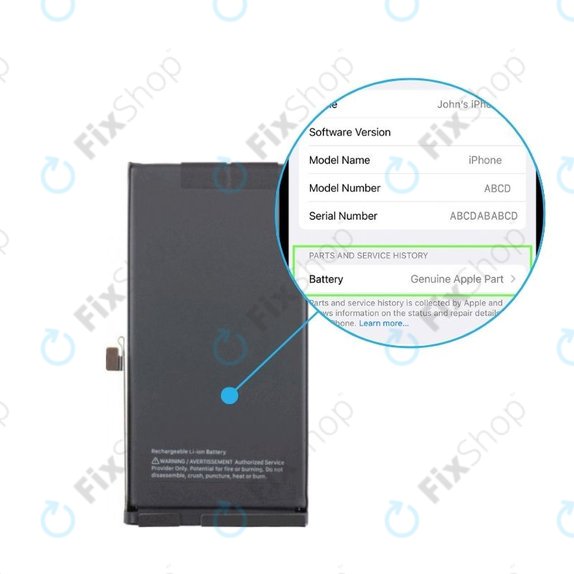 Battery for iPhone 14 | 661-30373 | 3279mAh | Genuine Apple