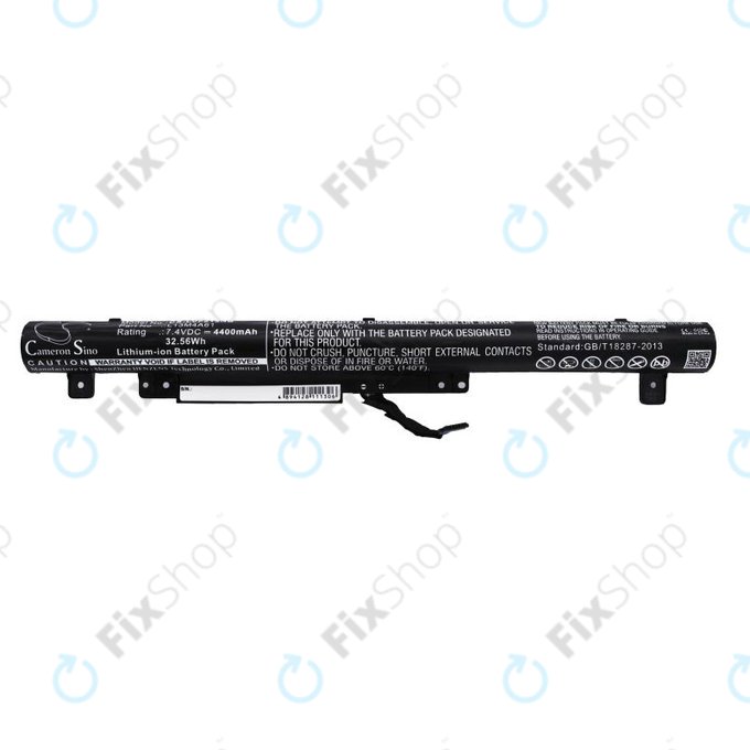Battery for Lenovo Flex 2 14, 15, 4400mAh, Li-Ion, 7.4V, L13M4A61, HQ