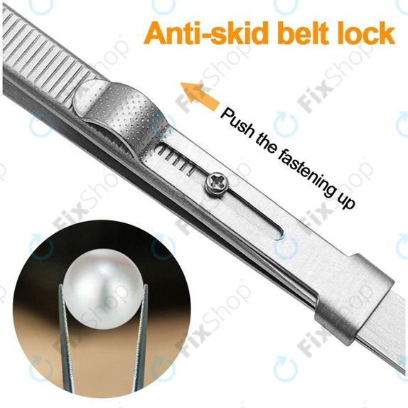 Professional Stainless Steel Tweezer with Straight Tip (163mm)