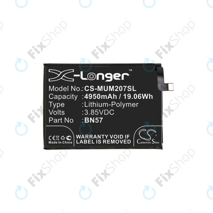 Xiaomi Poco X3 NFC, X3 Pro - Battery BN57 4950mAh HQ