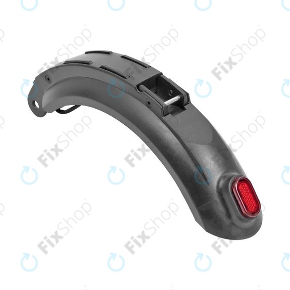 Kugoo S1, S1 Pro, S2, S3 - Rear Fender + Light + Cable (Black)