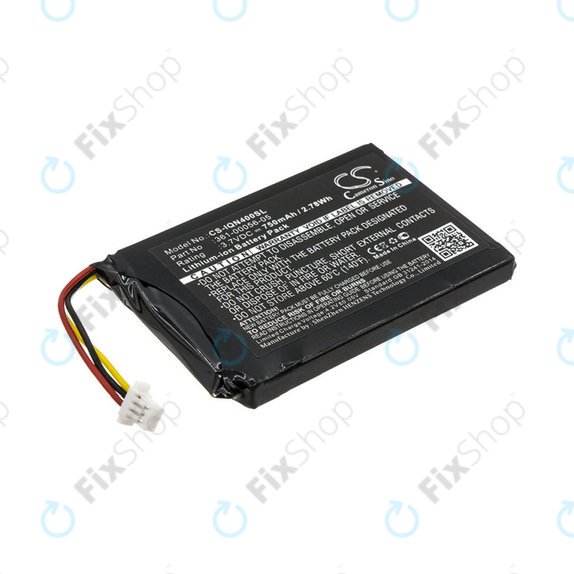 Battery for Garmin Nüvi 40, 750mAh, Li-Ion, 3.7V, 361-00056-05, HQ