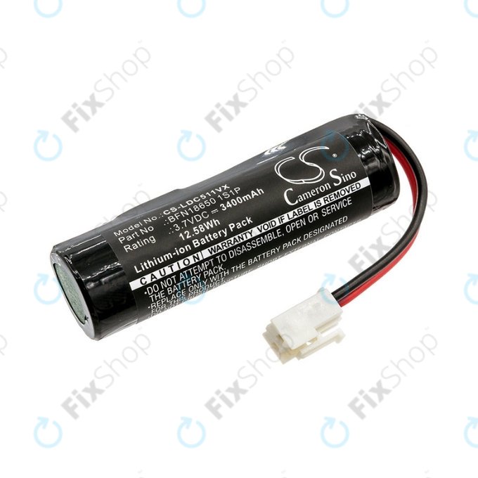 Leifheit Dry&Clean 51000, 51002, 51113, 51114 - Battery BFN18650 1S1P Li-Ion 3.7V 3400mAh HQ