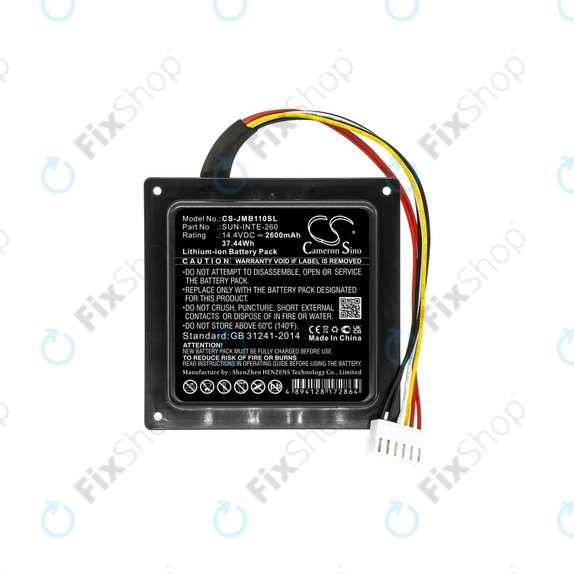 Battery for JBL Party Box 100, 2600mAh, Li-Ion, 14.4V, SUN-INTE-260, HQ