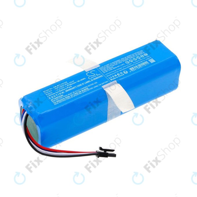 Battery for 360 S6 Pro, S9, X90, X95, Eufy Robovac L70 Hybrid, 6700mAh, Li-Ion, 14.4V, INR18650M26-4S2P, HQ
