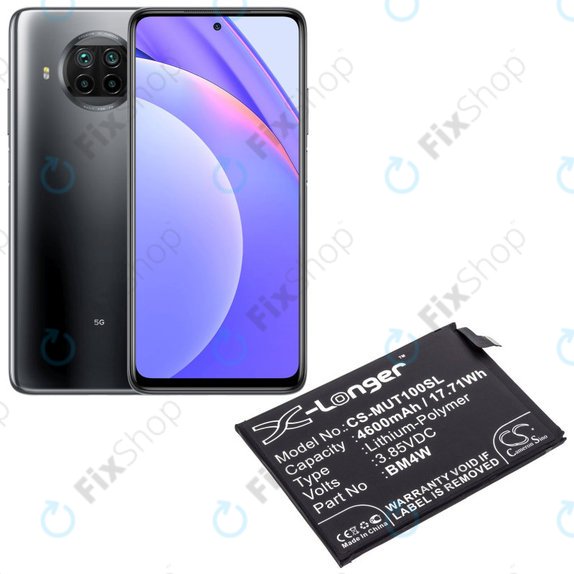 Xiaomi Mi 10T Lite 5G, Redmi Note 9 Pro 5G - Battery BM4W 4600mAh HQ