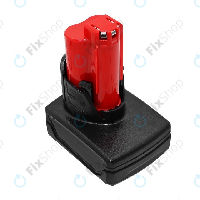 Battery for Milwaukee M12 Redlithium XC 4.0, 6000mAh, Li-Ion, 12V, M12 B3 XC, M12 B4 XC, HQ