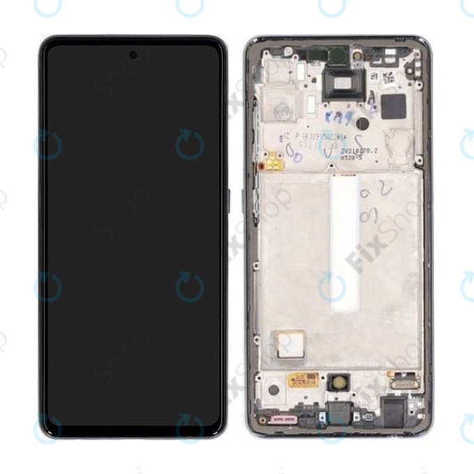Samsung Galaxy A52s 5G A528B - LCD Display + Touch Screen + Frame (Awesome Black) - GH82-26861A, GH82-26863A, GH82-26910A, GH82-26909A Genuine Service Pack