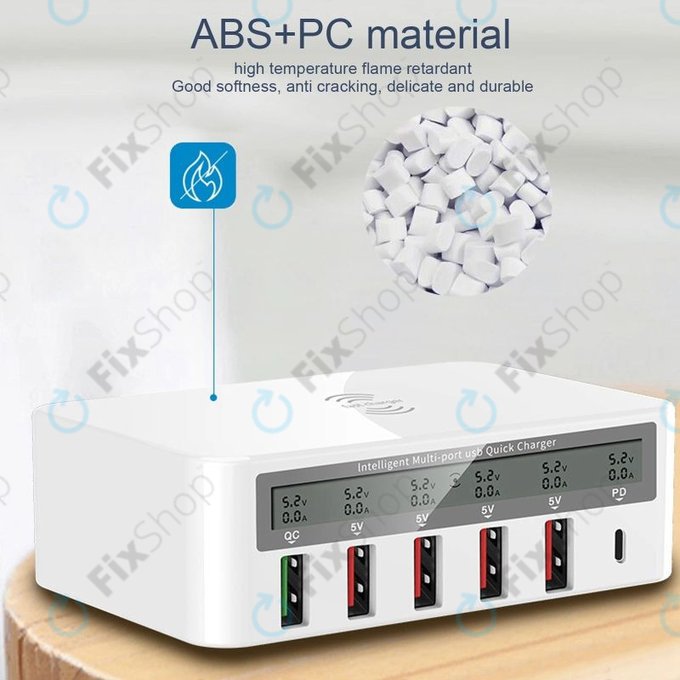 WLX-818F USB Service Charging Station with USB 3.0 and USB-C