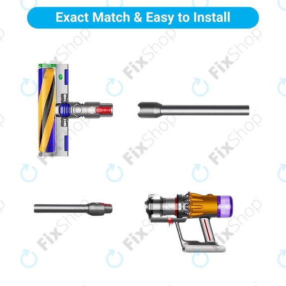 Dyson V12 - Suction Tube (Silver)