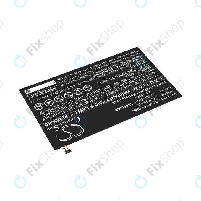 Battery for Vodafone Tab Prime 7, 5500mAh, Li-Pol, 3.85V, TLP058B2, HQ