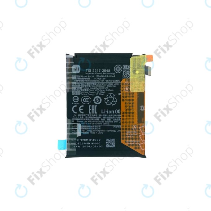 Xiaomi Mix Flip 2405CPX3DC - Battery BM3P 3595mAh - 1330102000132B Genuine Service Pack