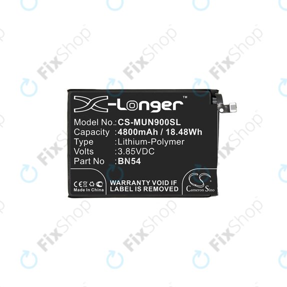 Xiaomi Redmi 9, 9A, Note 9 - Battery BN54 4800mAh HQ