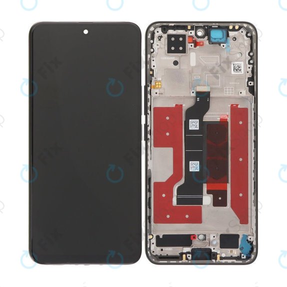 Honor 200 - LCD Display + Touch Screen + Frame (Black) TFT